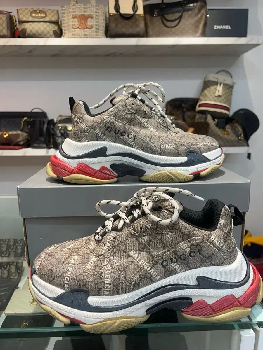 41 BALENCIAGA バレンシアガ x GUCCI グッチ ハッカープロジェクト トリプル s スニーカーズ
