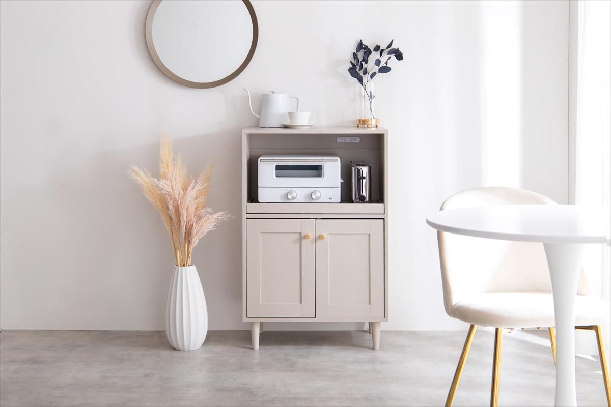 ♪コンパクト レンジボード［幅60cm］ 2024 レンジ台 キッチン収納