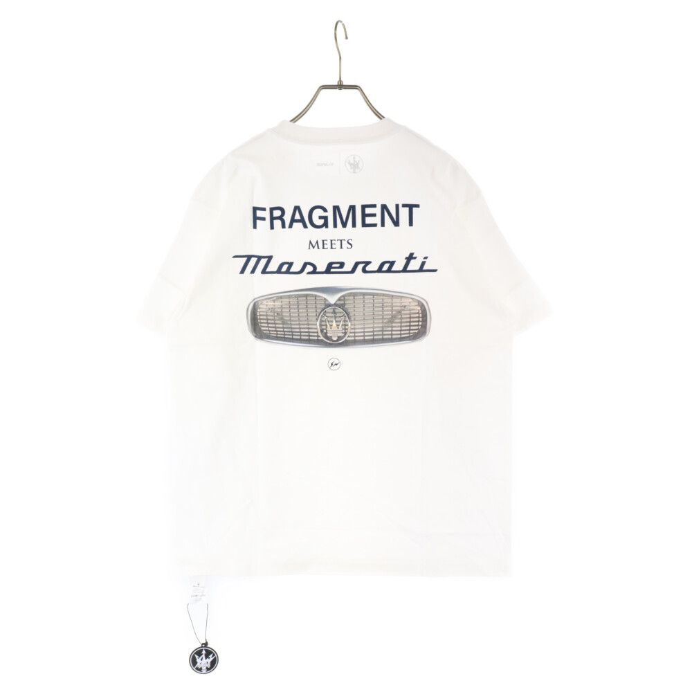 FRAGMENT DESIGN (フラグメントデザイン) ×MASERATI TSHIRT CALANDRA マセラティ カランドラ 半袖Tシャツ  プリントカットソー ホワイト - メルカリ