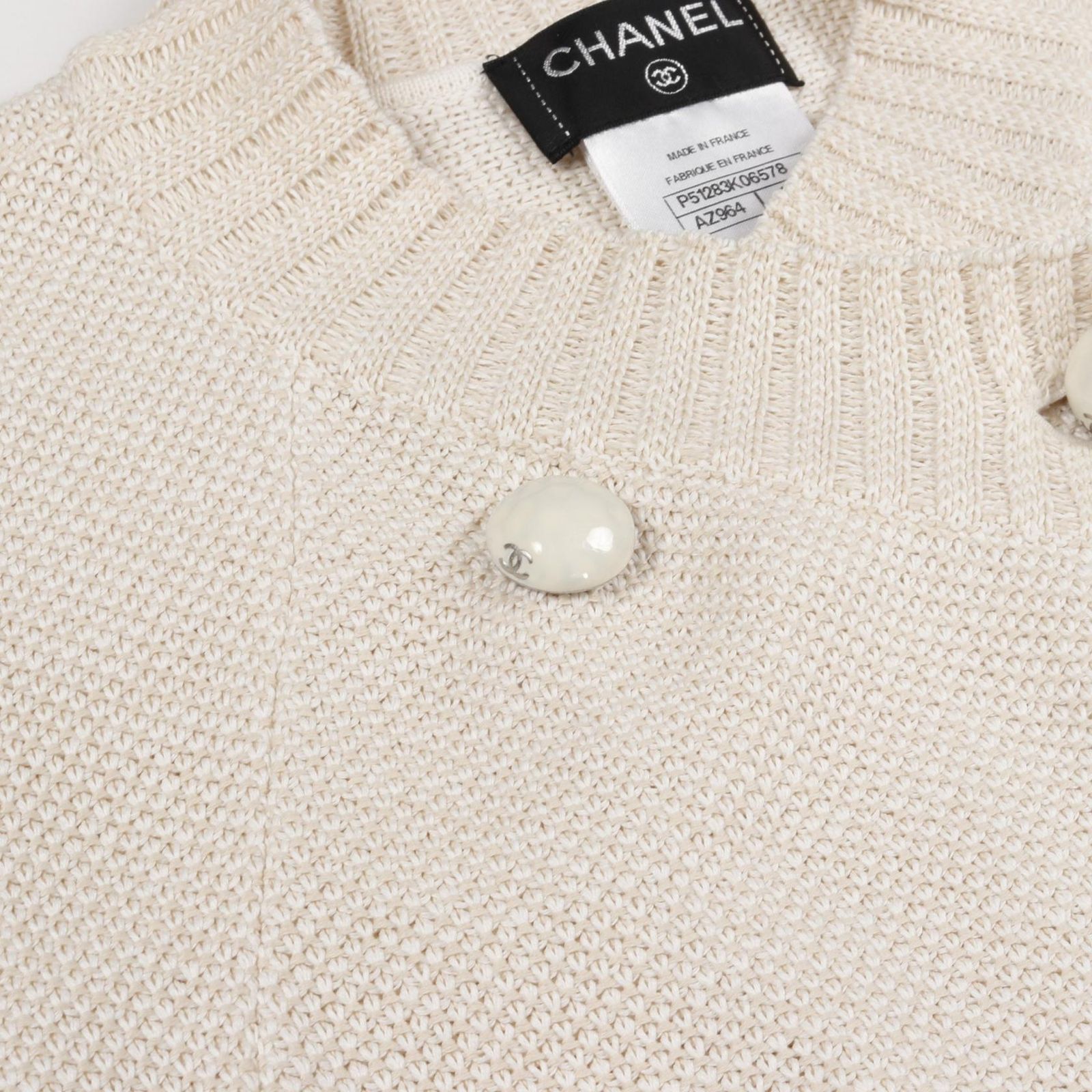 CHANEL シャネル ココマークボタン カーディガン - メルカリ