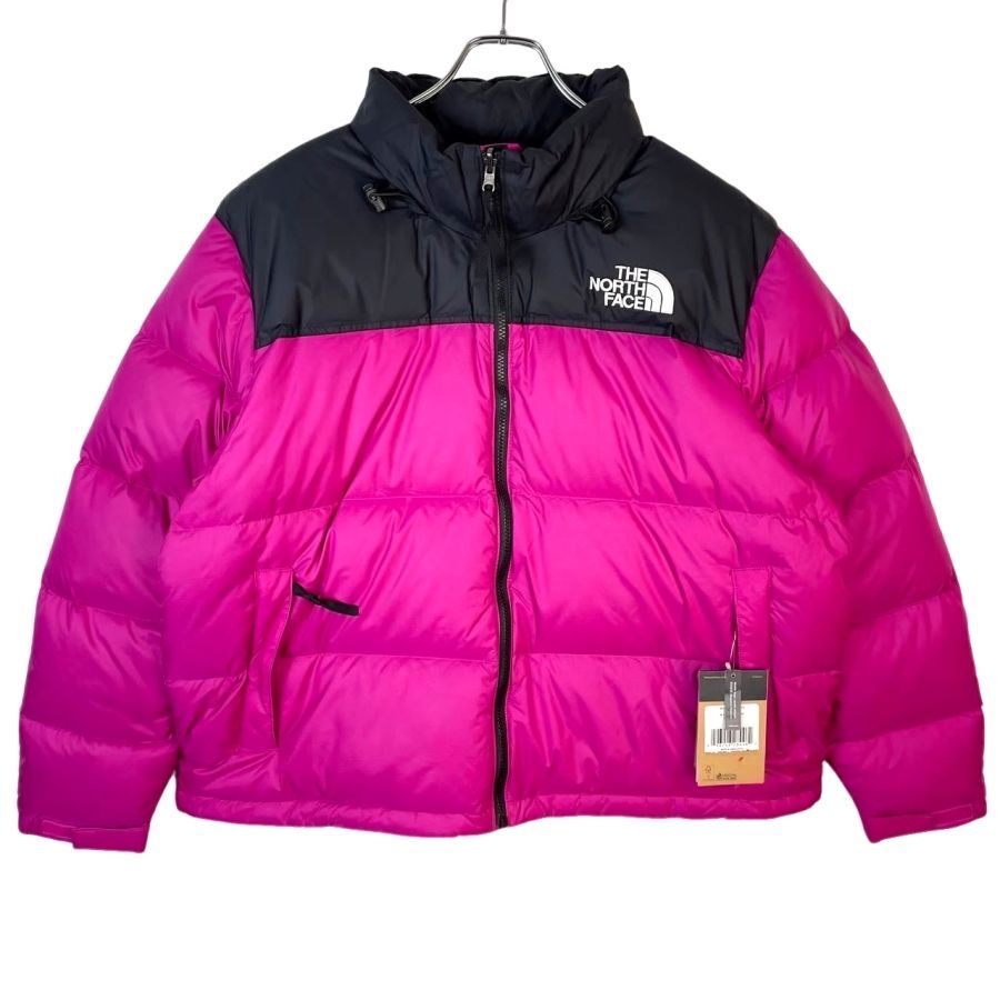 ノースフェイスTHE NORTH FACEレディースダウンジャケットヌプシ中綿ダウンフェザーNUPTSE JACKET収納 フードロゴ刺繍アウトドア黒ブラックピンク白ホワイト ヴィンテージ50221