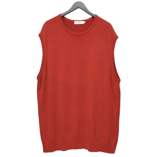 Graphpaper グラフペーパー SUVIN VEST コットンニットベスト GM181 