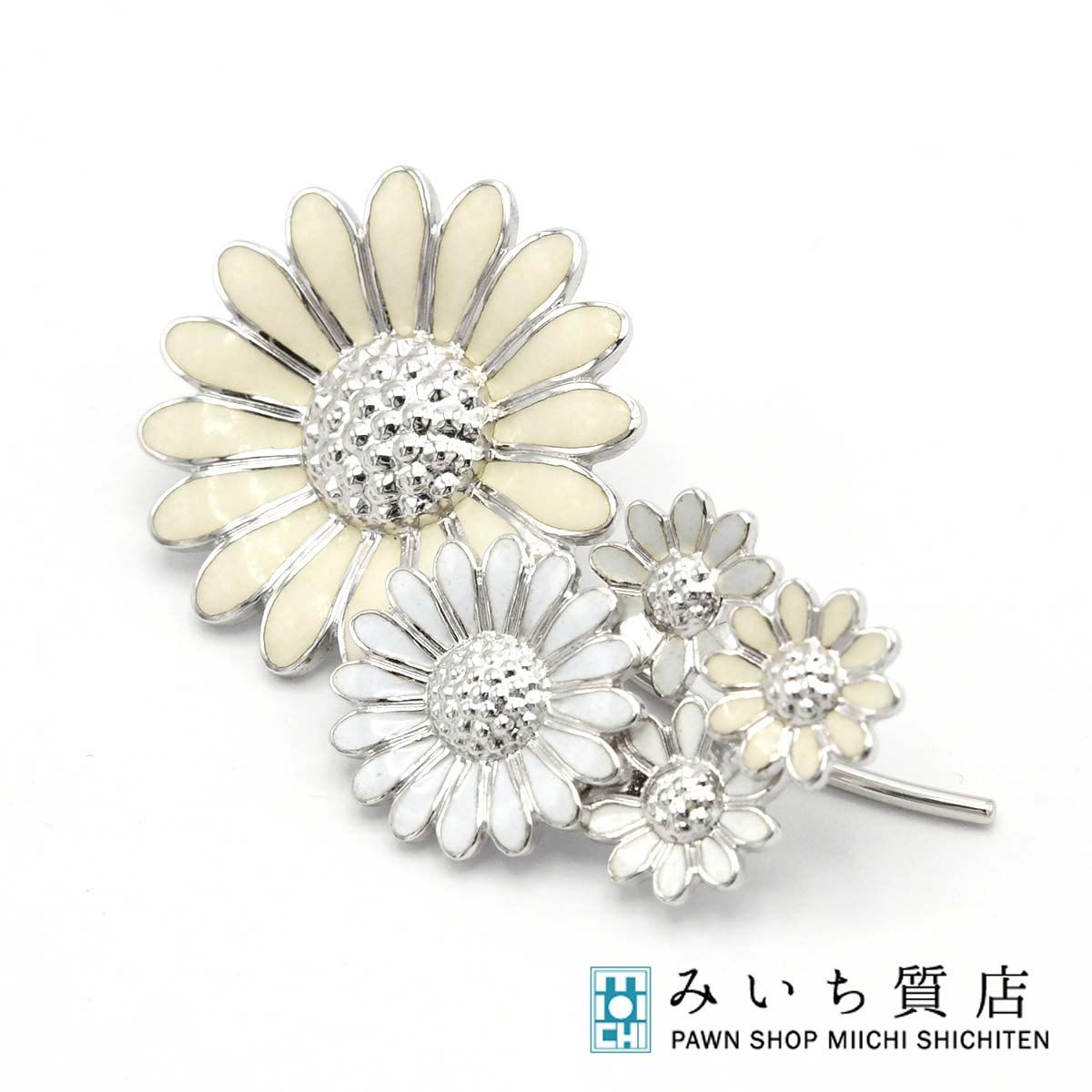 H16442 ジョージジェンセン スティーヌゴヤ コラボ GEORG JENSEN デイジー イヤーカフ シルバー925 アクセサリー 箱有 H16442