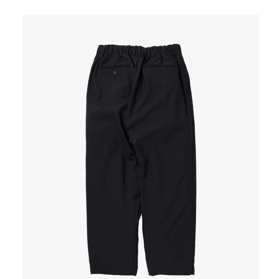 Sillage シアージ baggy trousers black バギー トラウザー ブラック エッセンシャル イージーパンツ トロピカルウール  新品 - メルカリ