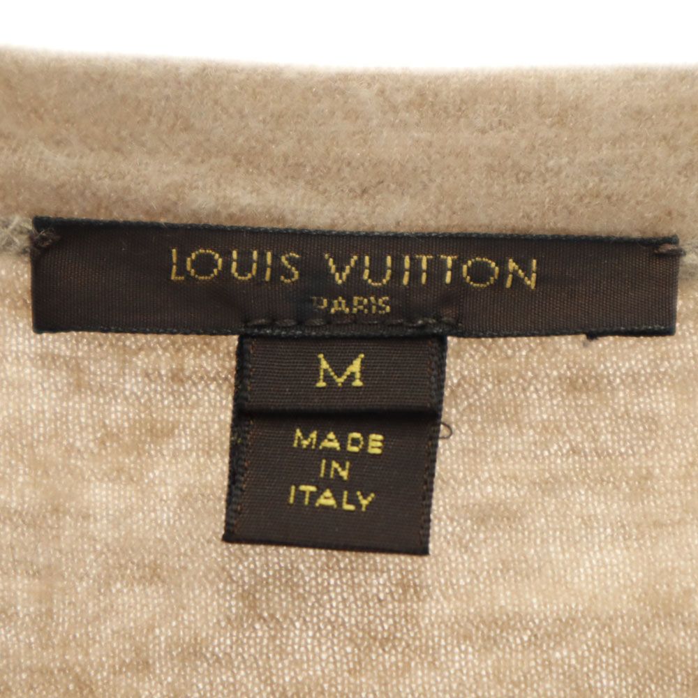 ルイヴィトン イタリア製 カシミヤブレンド 長袖 セーター M ブラウン LOUIS VUITTON レディース ルイヴィトン イタリア製 カシミヤブレンド 長袖 セーター M ブラウン