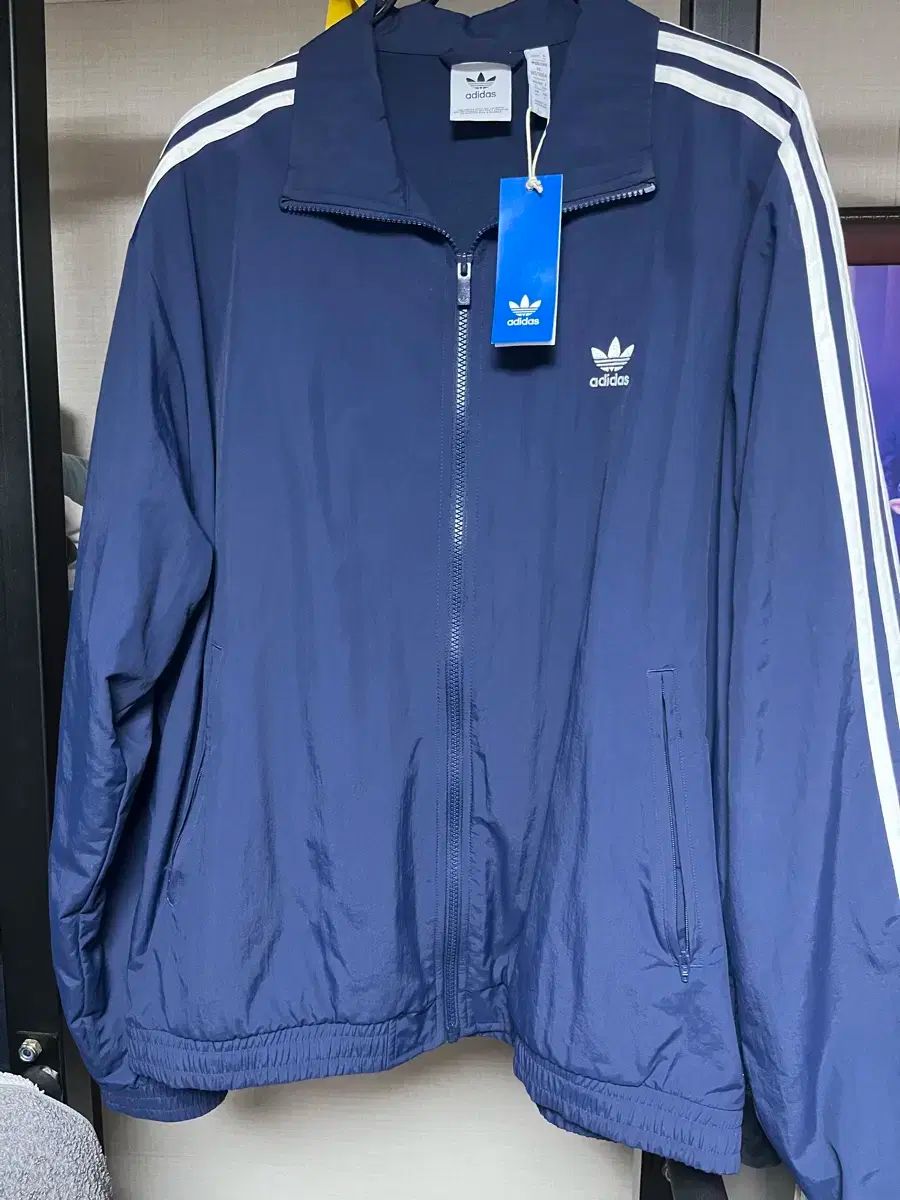 adidas(アディダス) ウーブン ファイヤーバード 夜 インディゴブルー XL サイズ IT2492