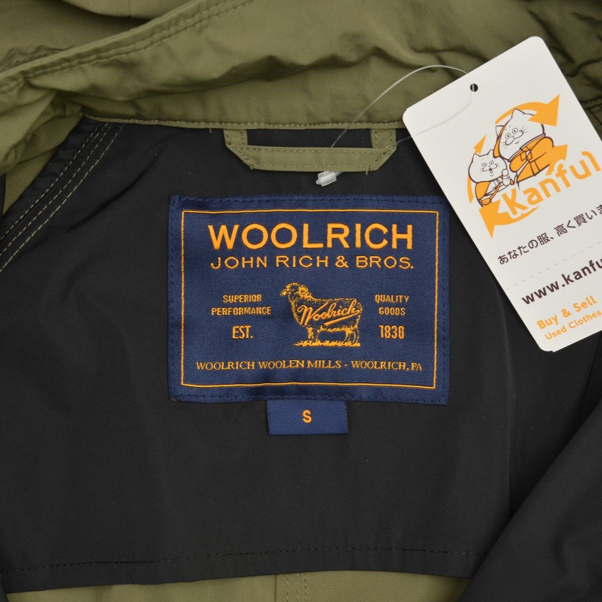 S【WOOLRICH / ウールリッチ】WWCPS2711D W's BEAVER ANORAK ビーバー