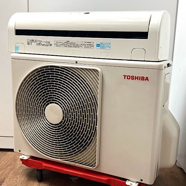 引取限定・中古】TOSHIBA/東芝 ルームエアコン 2.8kW 10畳用 RAS-2857V