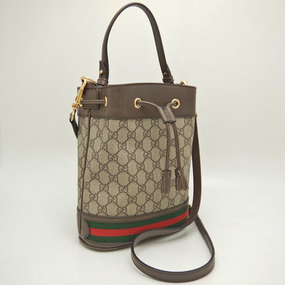 GUCCI グッチ GGスモールバスケット 550621 2WAYハンドバッグ GG 