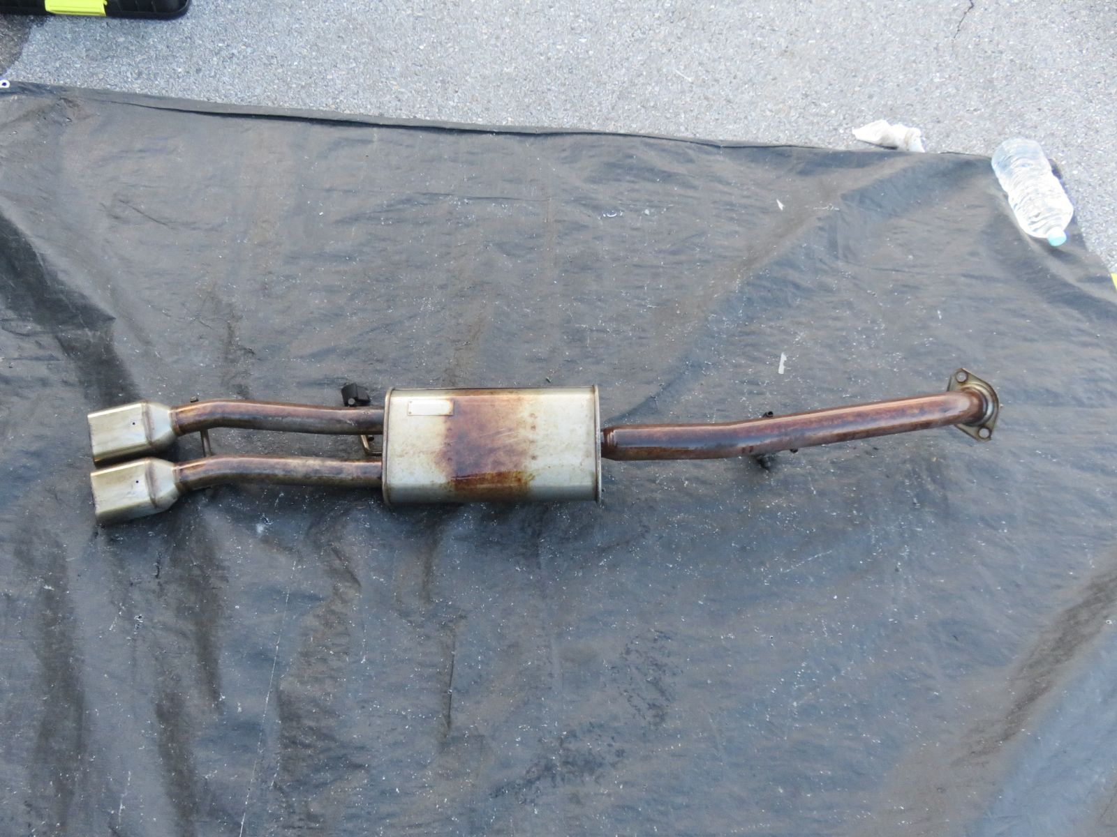 LA6435 アルファード GGH25W 後期 ツインマフラー リアピース 2本出し モデリスタ MODELLISTA 3.5L 2GR-FE ヴェルファイア共通