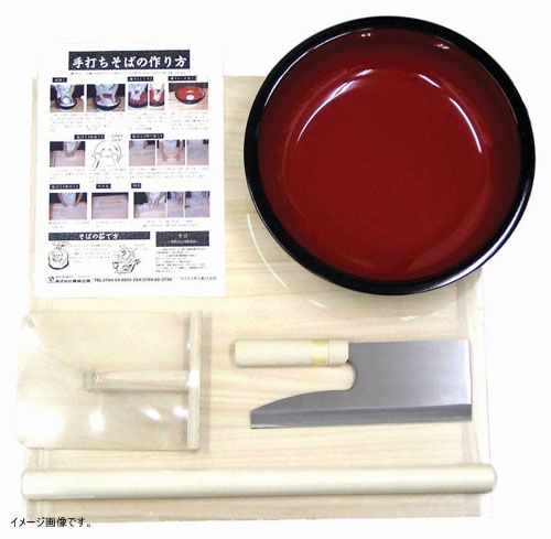 豊稔企販 家庭用麺打セットB そばの作り方説明書付 A-1280