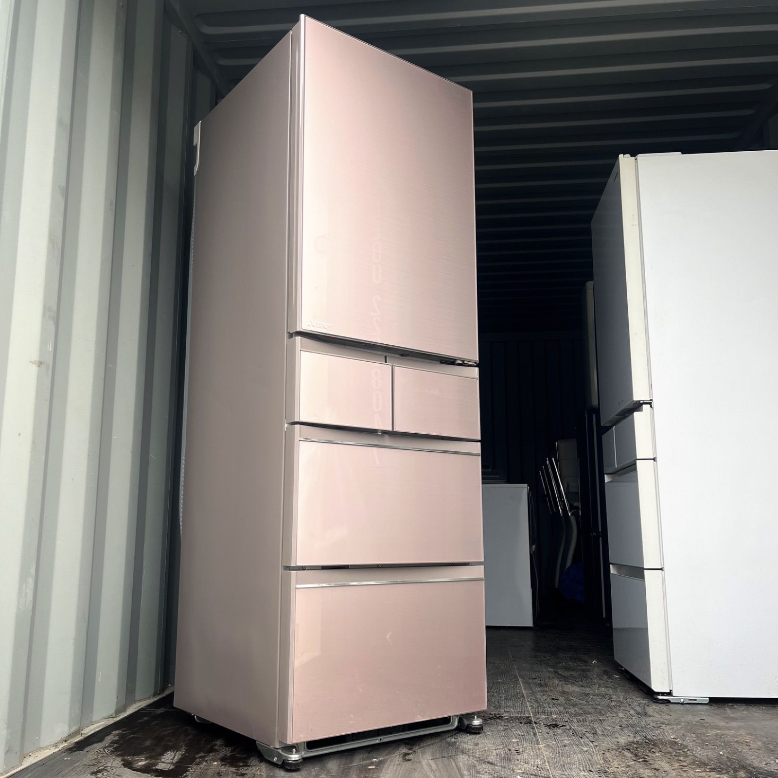 ラベンダーピンク5ドア冷蔵庫 洗濯機