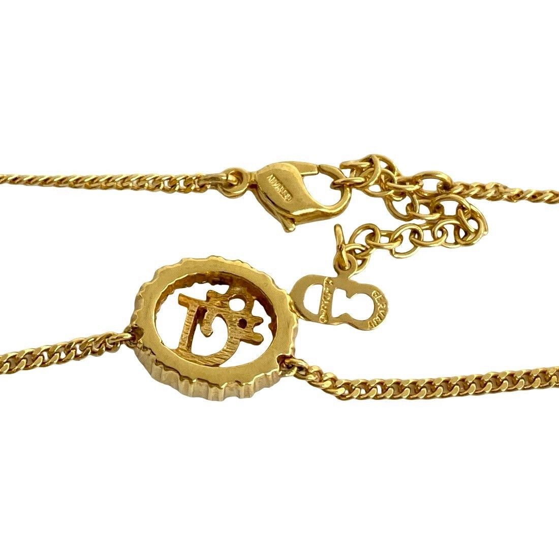 極 美品 Christian Dior クリスチャンディオール ロゴ モチーフ