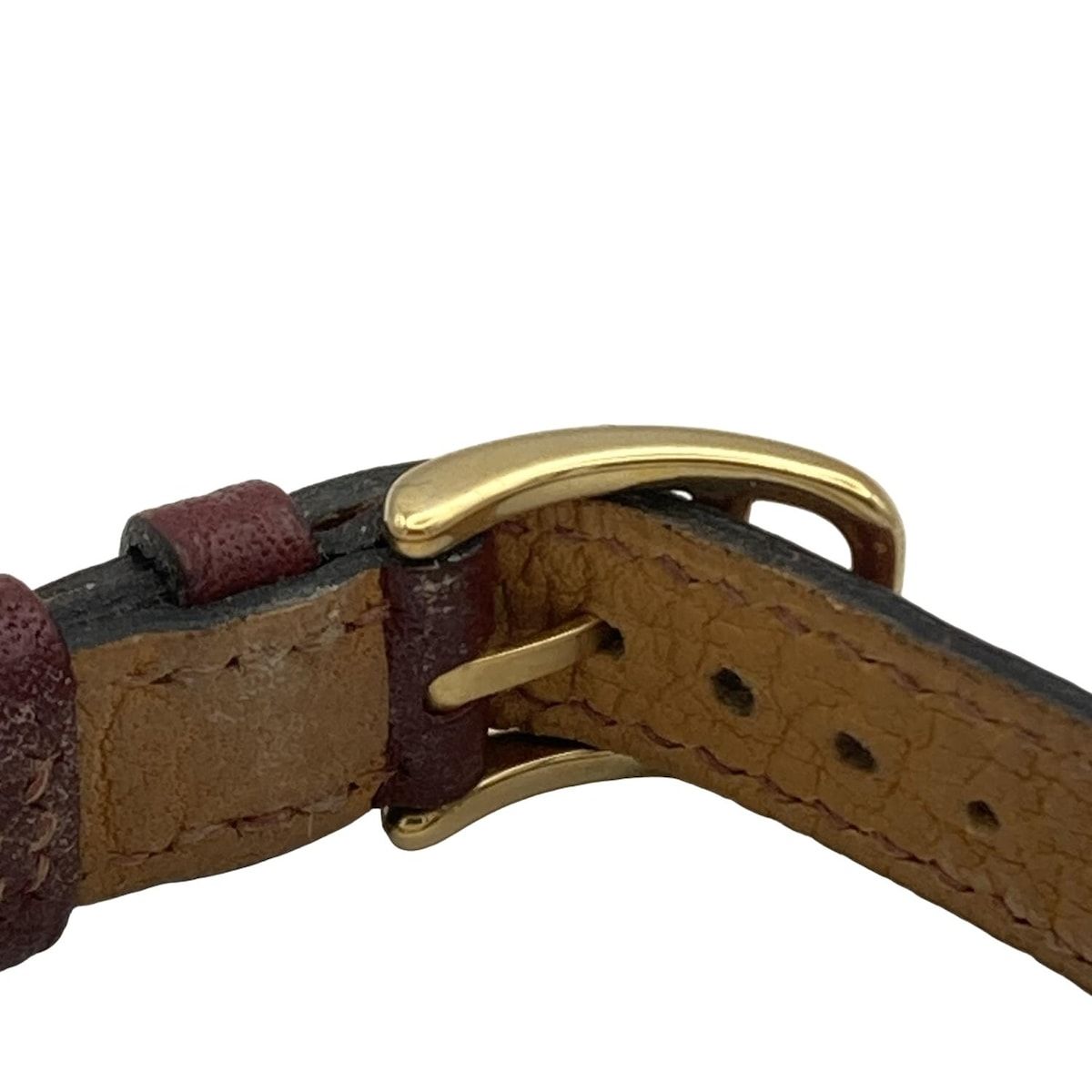 【エルメス】ケリーウォッチボルドーストラップ エルメス】ケリーウォッチボルドーストラップ エルメス/ケリーウォッチ