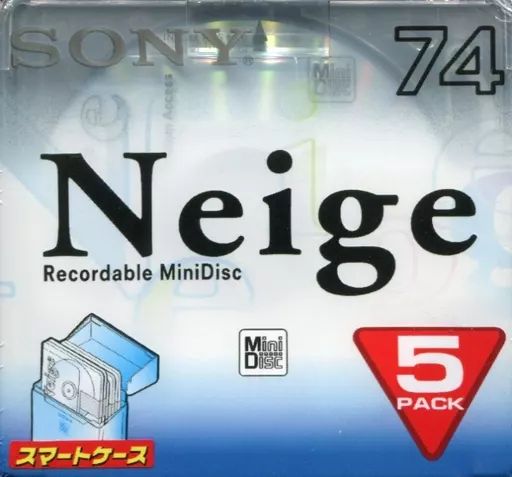 中古】MDディスク ソニー 録音用ミニディスク Naige 74分 5枚パック