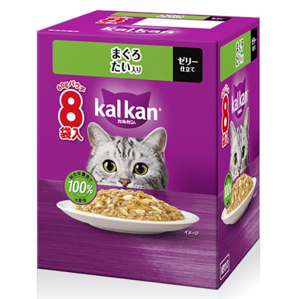 同梱不可 20個セット マースジャパン カルカンパウチ まぐろ たい入り 60g×8