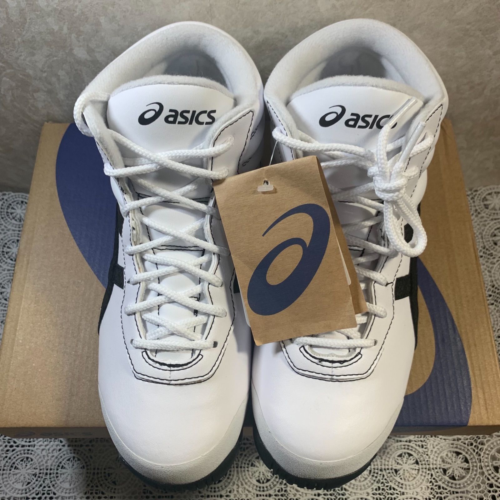 新品未使用 アシックス asics スノトレ SP7 ホワイト 24 3E - メルカリ