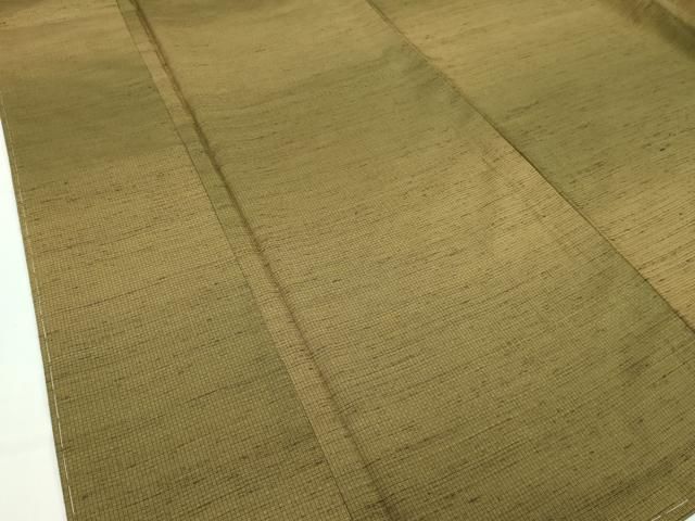 平和屋本店□極上 伝統工芸士 曽根武勇 紬 横段文 逸品 未使用