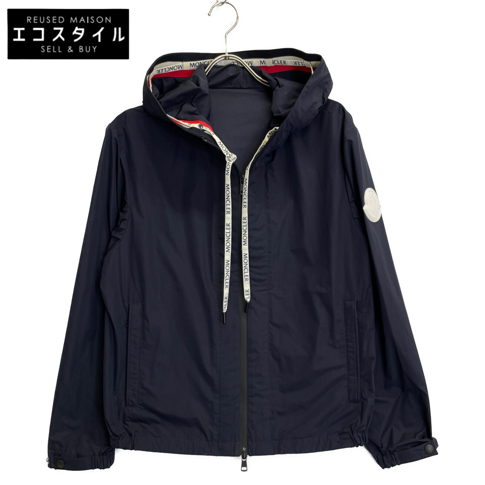 モンクレール　ナイロンジャケット MONCLER (モンクレール) 撥水 軽量 ダブルフード フルジップ ナイロン