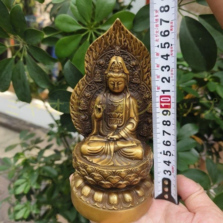 地蔵 菩薩 観音 銅製 仏像 彫刻 置物 開運 風水 - メルカリ
