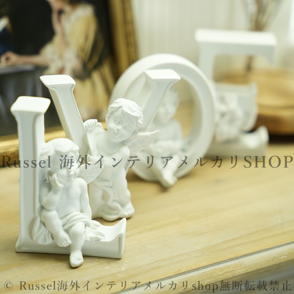 置物まとめ 天使のオブジェ LOVE 置物 インテリア ホワイト エンジェル