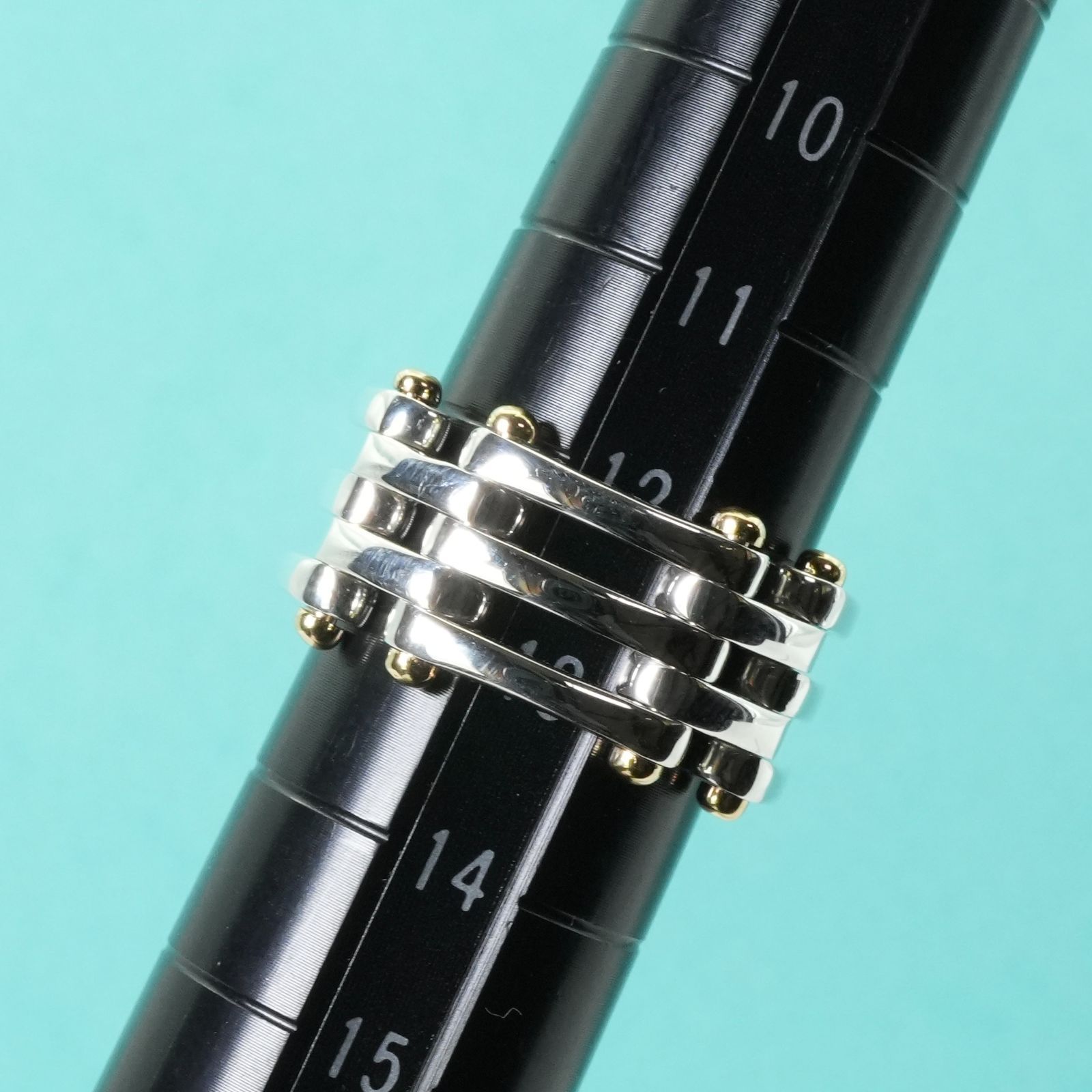 極美品 12.5号 ティファニー コンビ ゲート リング/24-5698S - メルカリ 