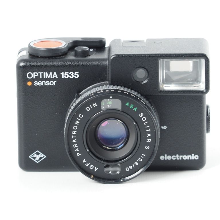 Agfa アグファ OPTIMA 1035 sensor 40mm F2.8 カメラ フィルムカメラ ストロボ flash付き 13764
