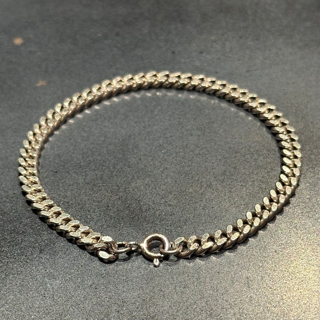 SILVER925 TWIST CHAIN BRACELET/シルバー/ブレス