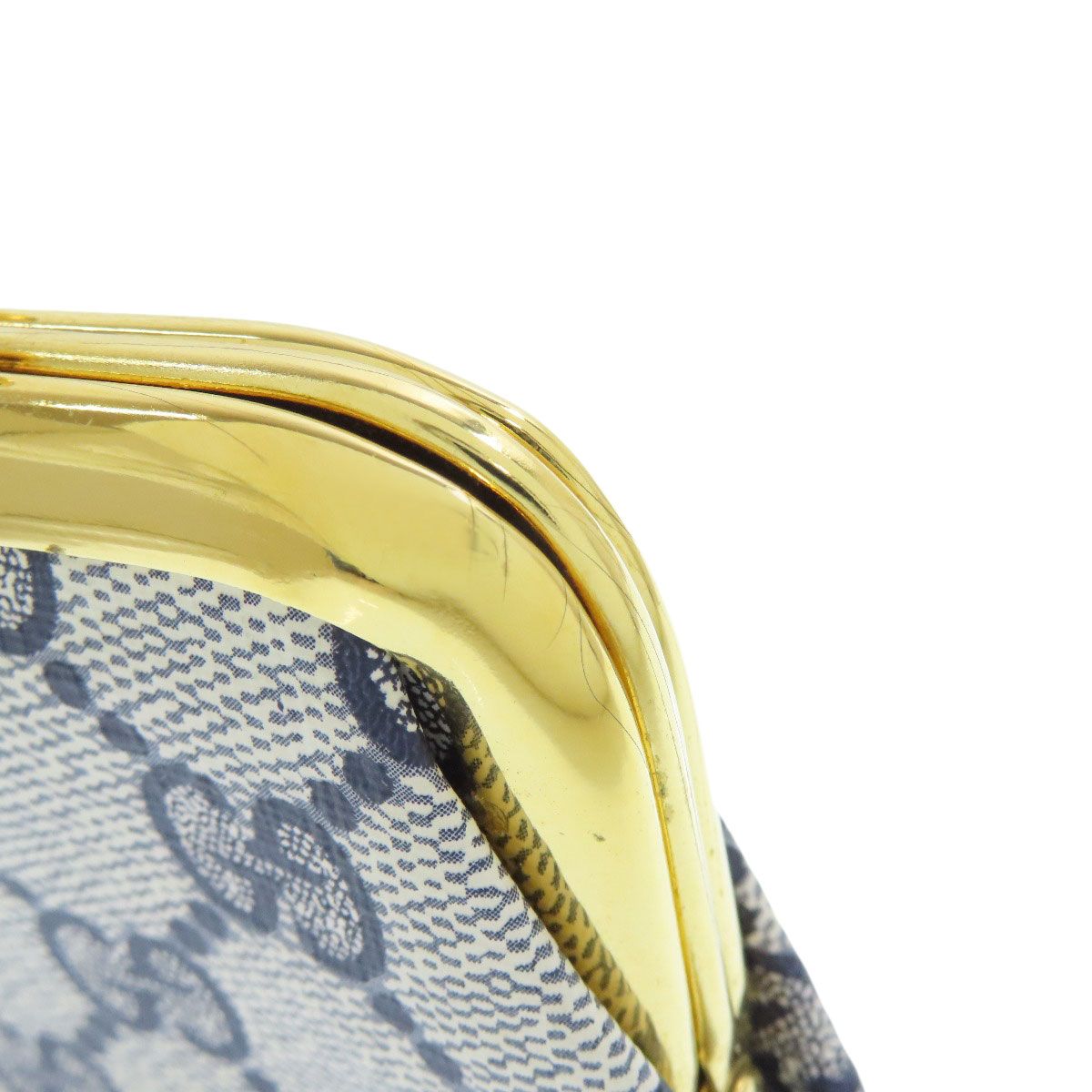 GUCCI グッチ GG がま口財布 アクセサリーポーチ カーフ レディース  