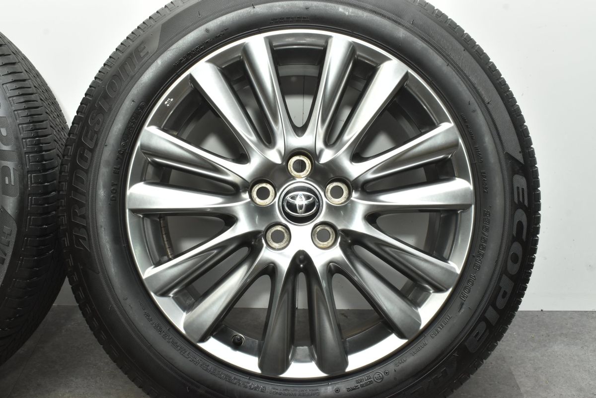 美品】トヨタ 60 ハリアー プレミアム 純正 18in 7.5J +45 PCD114.3 