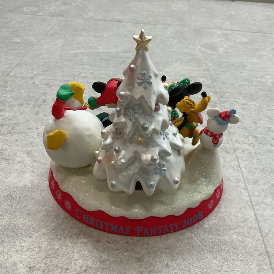 ディズニー TDL 25周年 CHRISTMAS FANTASY 東京ディズニーランド 2008 クリスマスファンタジー フィギュアリン 陶器品 置物  クリスマス ツリー ミッキー ミニー|mercariメルカリ官方指定廠商|Bibian比比昂代買代購