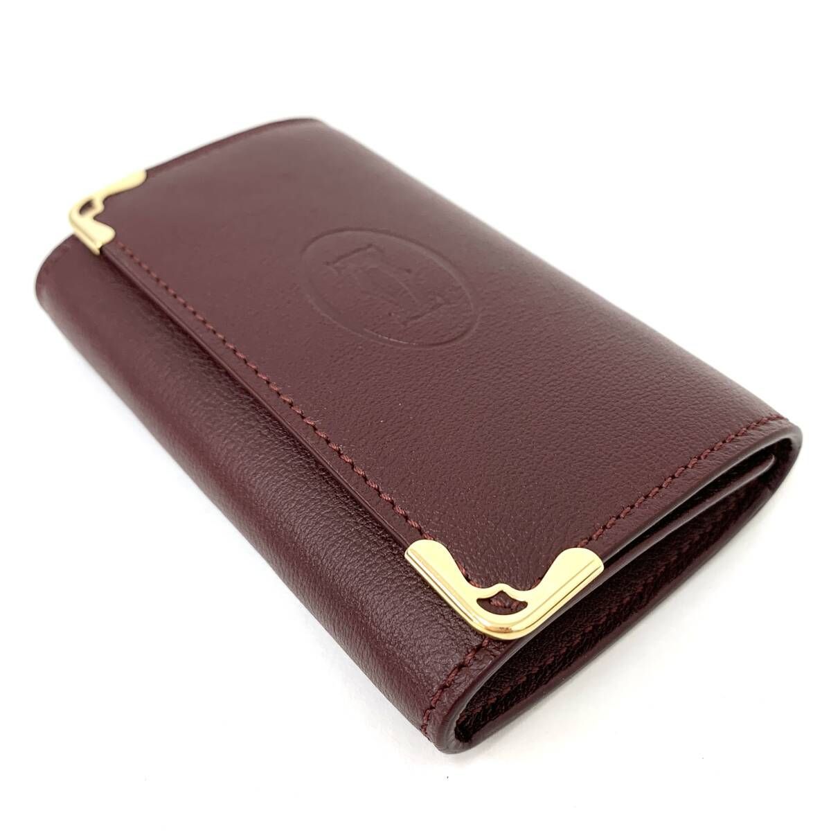 【美品】Cartier カルティエ　キーケース　箱とギャランティカード付き 未使用級 Cartier キーケース カルティエ 箱付き ギャランティカード