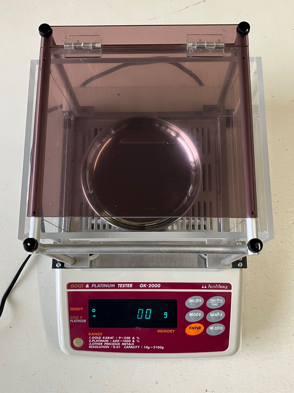 貴金属テスター 比重計 GK-2000 ALFA MIRAGE アルファミラージュ 金 判定 純度判定 金 プラチナ 買取 リユース