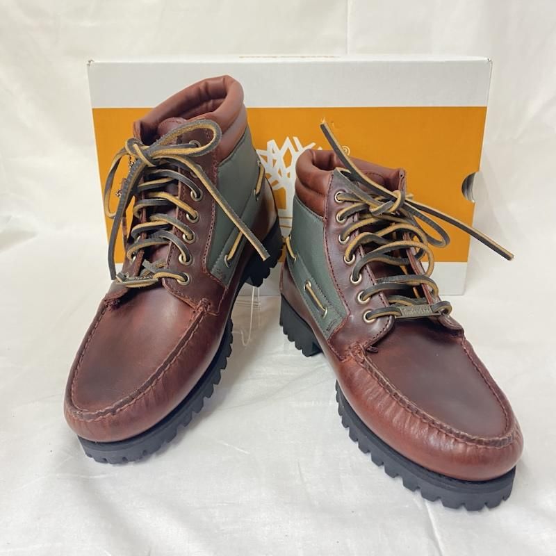 Timberland ティンバーランド ブーツ ショートブーツ BEAMS別注 7 EYE CHUKKA BOOT ダークブラウン US7.5W/25.5cm