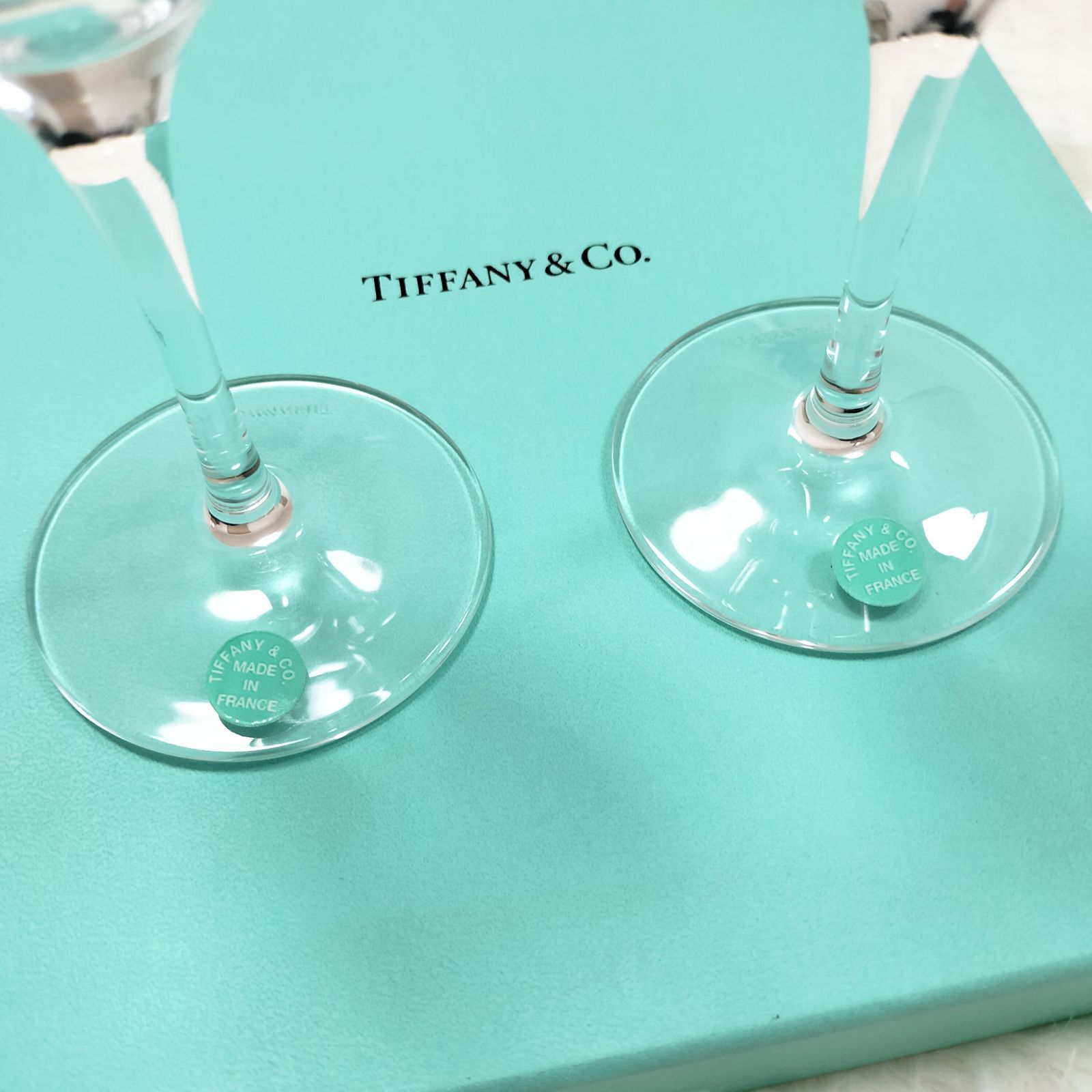 TIFFANY & Co. ティファニー ペアシャンパングラス／フルート