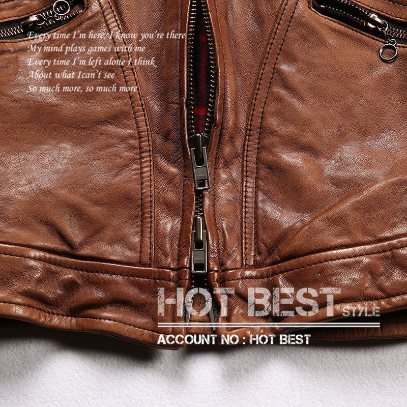 1.0mm シープスキン 30 sスタイル シングルライダース レザージャケット 植物鞣し ウォッシュ加工 羊革 KANDAIZUMI_COM