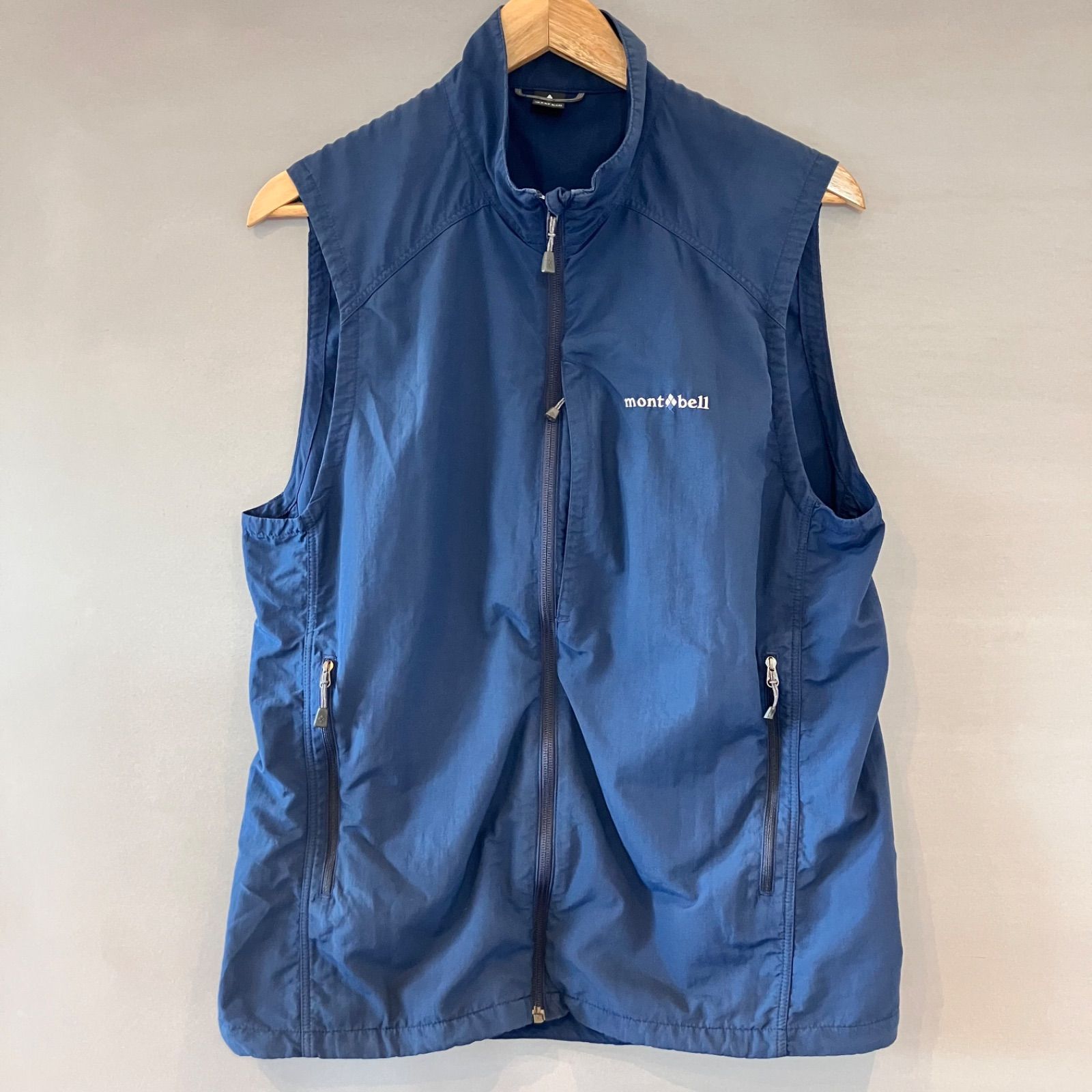 mont-bell モンベル O.D VEST ナイロンベスト ネイビー 紺 メンズ L