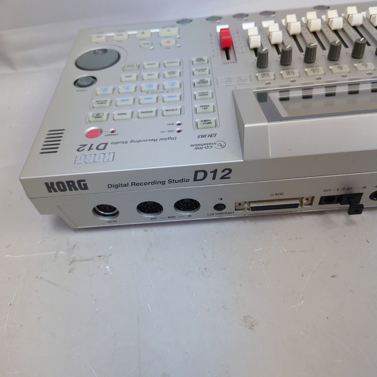 動作品】KORG D12 Digital Recording Studio デジタルマルチ