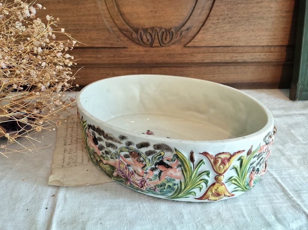 R，CAPODIMONTE ITALY ポット R，CAPODIMONTE ITALY ポット $_32.JPG