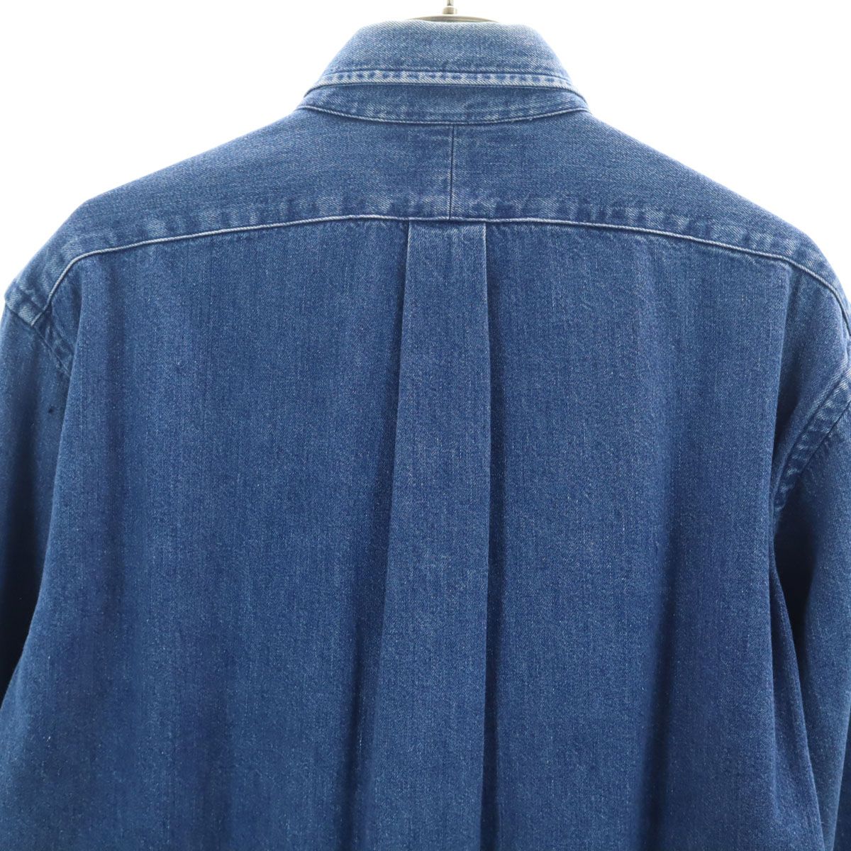 ひ*ろ様 80s ポロカントリー デニムシャツ USA製　L RALPH LAU 80s USA製 ポロ カントリー ラルフローレン デニムシャツ S