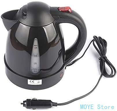車載用調理器具旅行用ポータブルカー用1Lカーケトルヒーティングカップ12V24Vカー電気ケトルカーケトル カーポット 車載用ポット 車用加熱ポット 車用保温ボルト 1000ml 透明目盛り 真空保温 