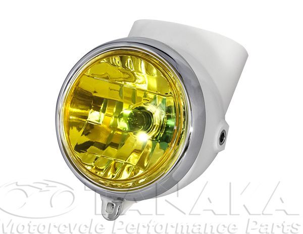 ca1228]初期型6Vダックス 6Vシャリィタイプヘッドライト ホワイト