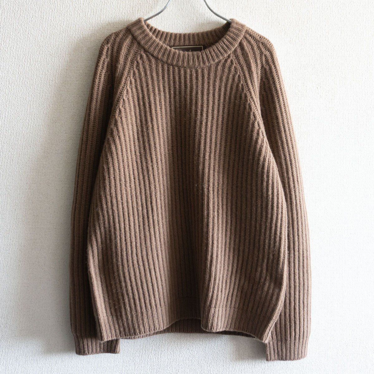 【美品/カシミヤ100％】COACH【カシミヤ ニット セーター】M ブラウン コーチ 25080379