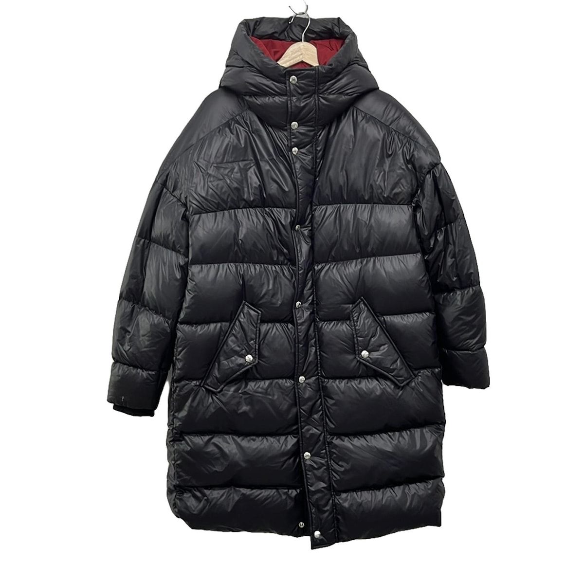 VALENTINO バレンチノ ダウンコート サイズ48 XL メンズ - 黒×白 長袖|冬