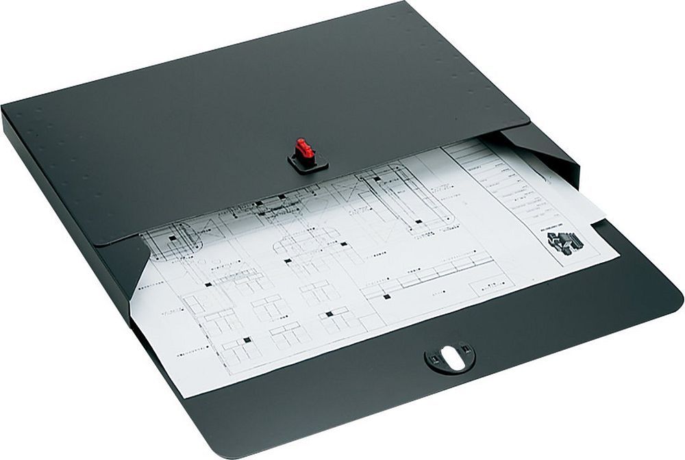 まとめ買い キングジム デザイナーズケース A3 黒 3243クロ 3冊セット