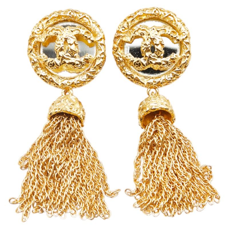 シャネル ヴィンテージ ココマーク ヨウガン 溶岩 ゴールド メッキCHANEL シャネル ヴィンテージ ココマーク ヨウガン 溶岩 ゴールド メッキCHANEL