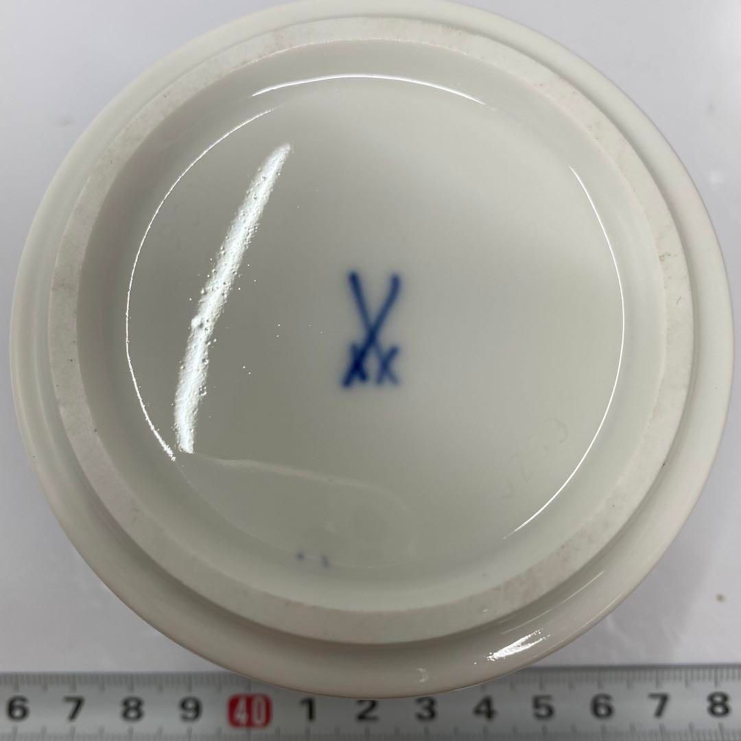 マイセン　蓋物　タウサ　高さ約10cm  東金6-0227③ マイセン 蓋物 タウサ 高さ約10cm 東金6-0227③ マイセン