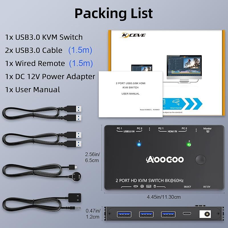 2台のコンピューター用キーボード マウス