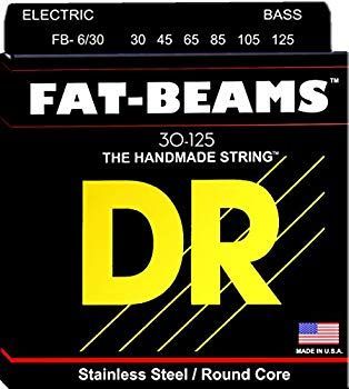 【】(未使用･未開封品) DR ベース弦 6弦 FAT-BEAMS ステンレス .030-.125 FB6-30 60wa65s