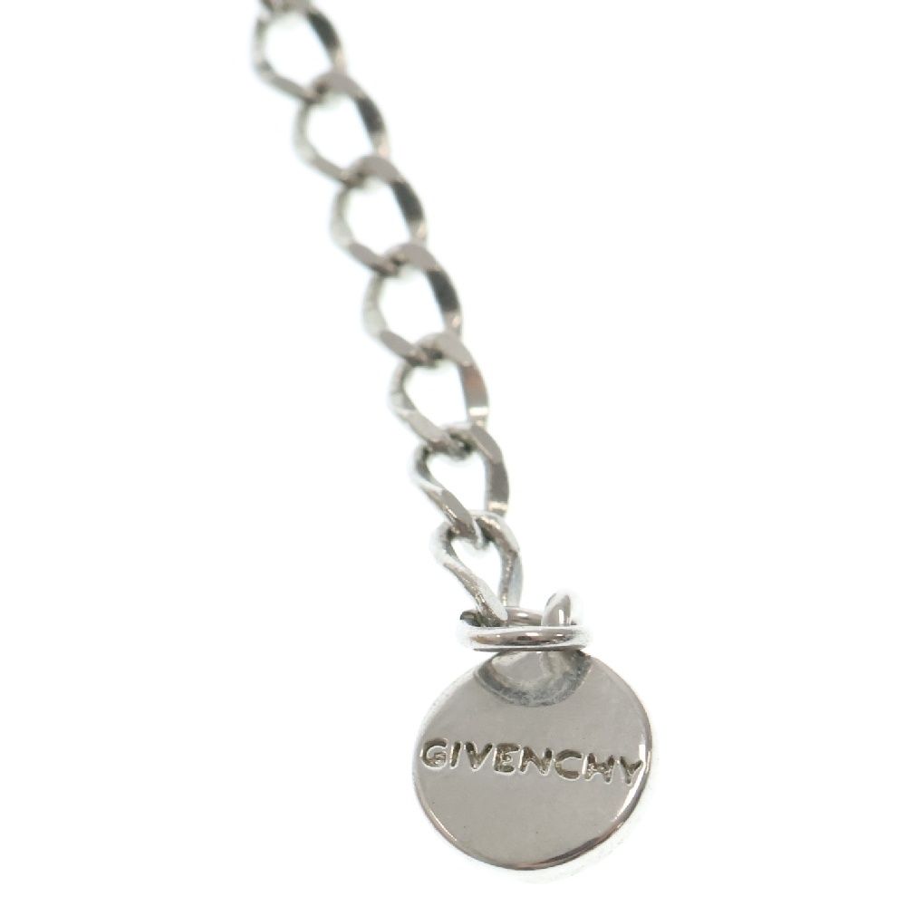 GIVENCHY (ジバンシィ) ジルコニア ロゴプレート チェーン